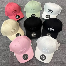 ALO Sunscreen Embroidered English Letter Baseball Cap-4974  